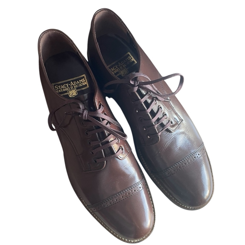 Stacy Adams Men's Brown Leather Dress Shoes